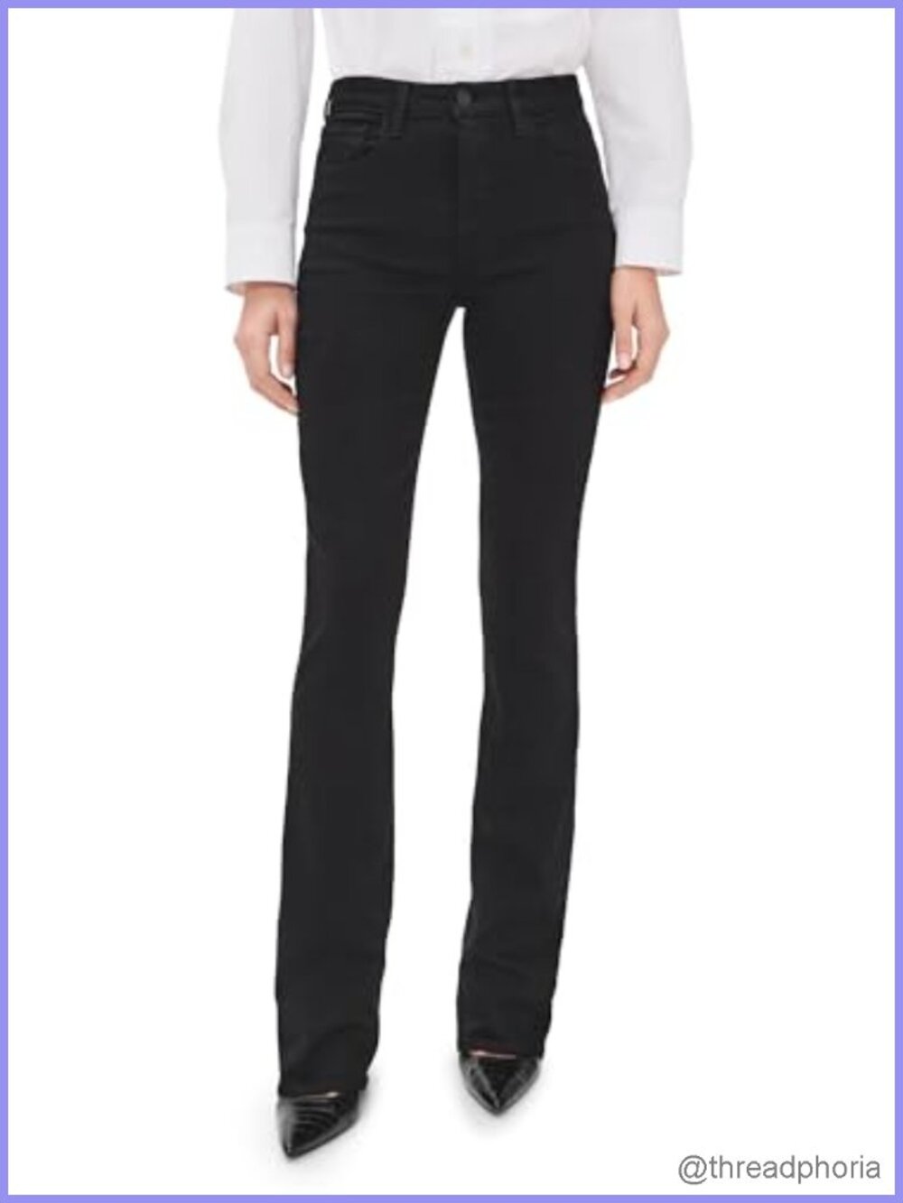 L'AGENCE Selma High-Rise Super-Stretch Bootcut Jeans Size 24